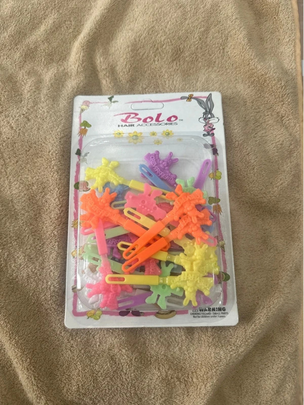 Bolo Bunny Hair Clips Multicolor